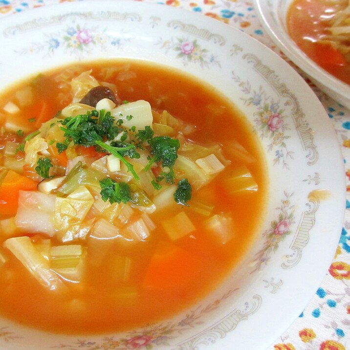 長ネギ キャベツ セロリの蒸し炒めトマトスープ レシピ 作り方 By Mococo05 楽天レシピ 長ネギ キャベツ セロリの蒸し炒めトマトスープ レシピ 作り方 By Mococo05 楽天レシピ